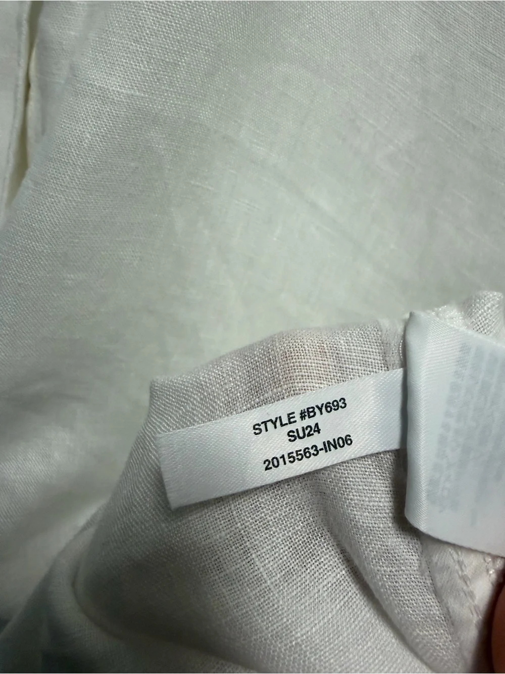 Baird McNutt Irish Linen for J Crew Capitaine Shirt Women’s Size Medium - Picture 5 of 6